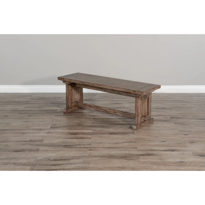 Purity Craft Wood Side Bench Buckskin