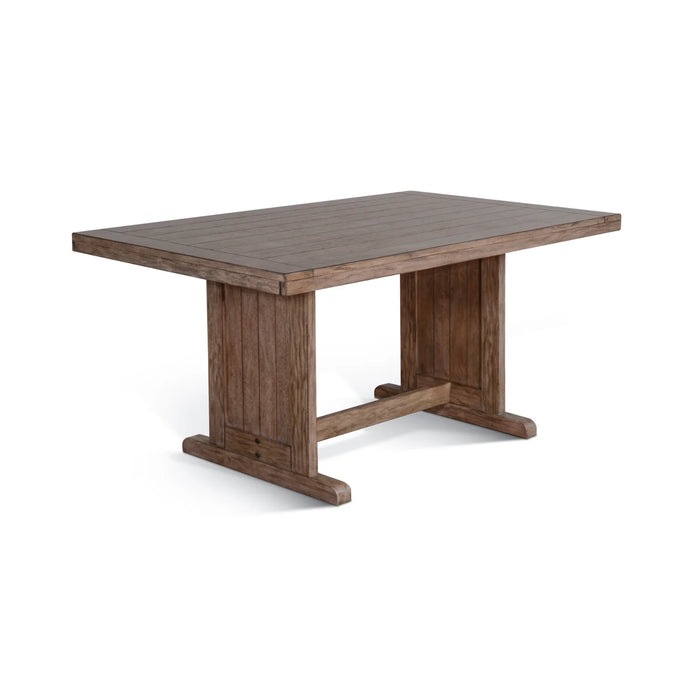 Purity Craft Rectangular Wood Dining Table Buckskin