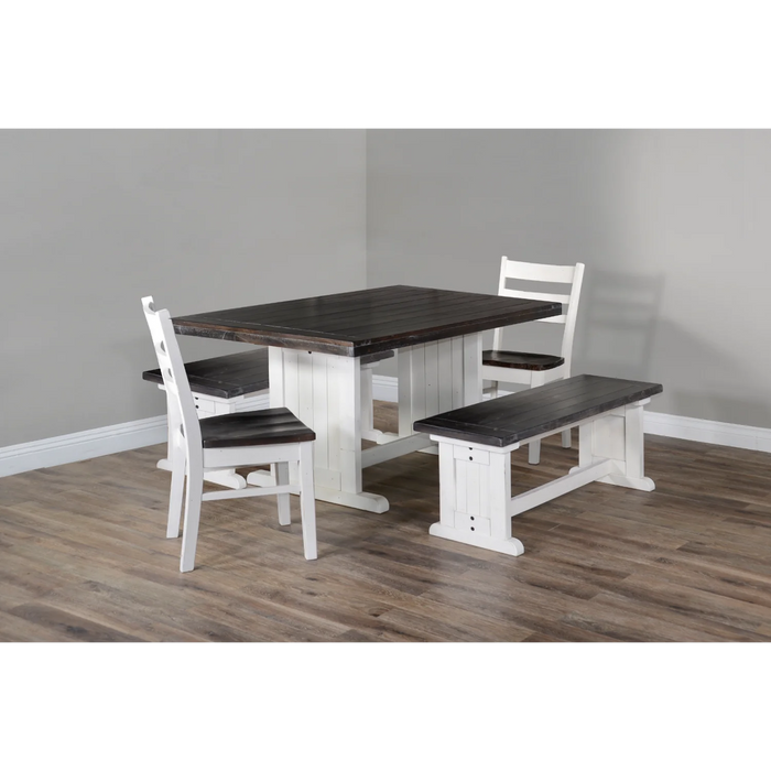 Purity Craft Rectangular Wood Dining Table European Cottage