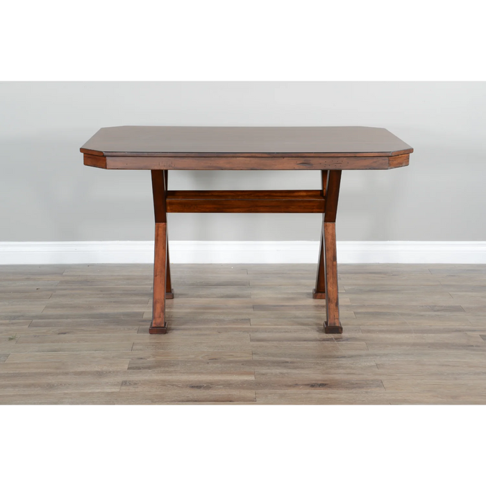 Purity Craft Rectangular Wood Dining Table Vintage Mocha