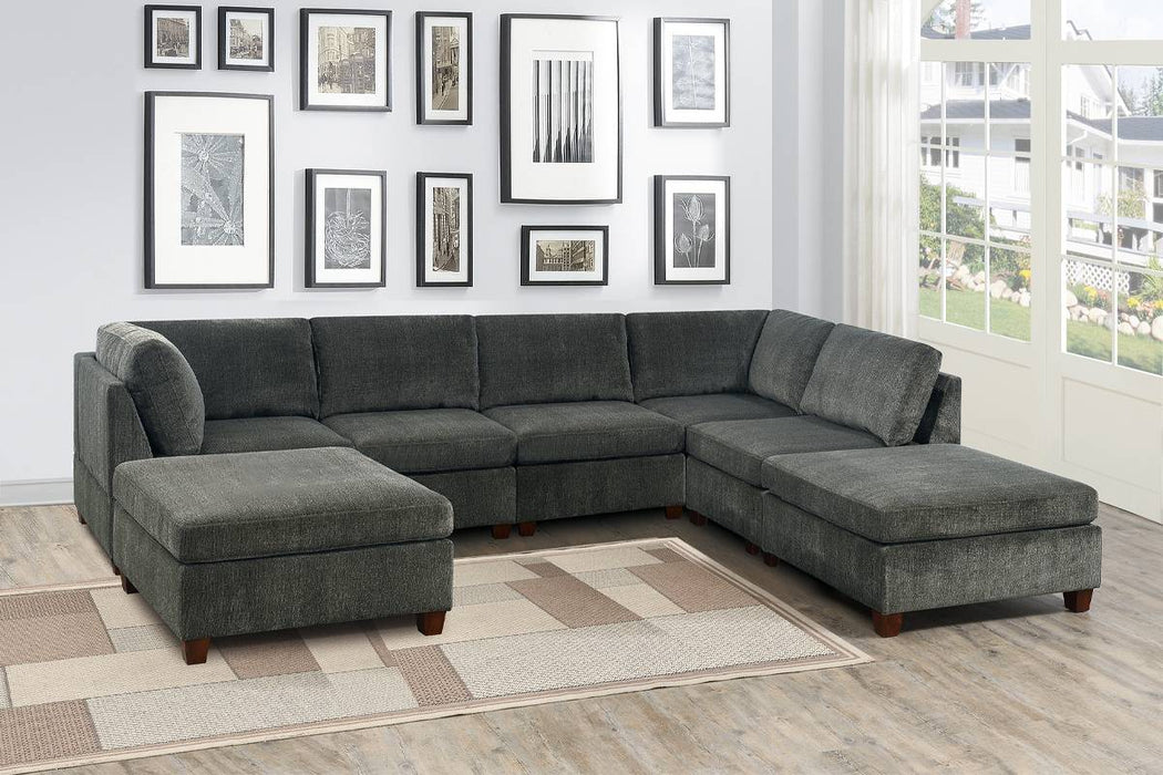 7-Pcs Sectional Modular Set