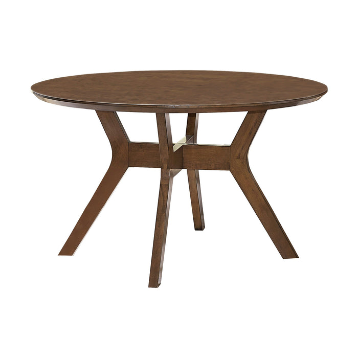 Edam Brown Round Dining Set