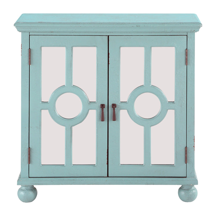 Poppy Antique Aqua Accent Chest