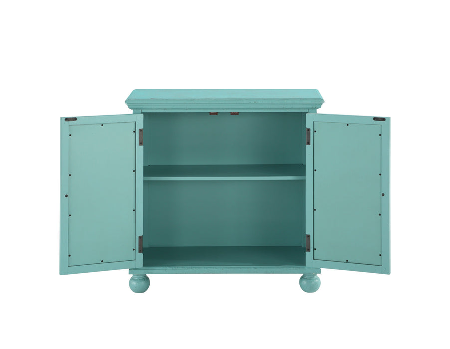 Poppy Antique Aqua Accent Chest