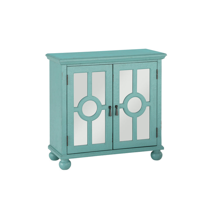 Poppy Antique Aqua Accent Chest