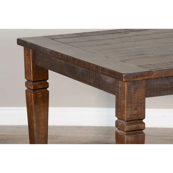 Purity Craft Extension Dining Table with Butterfly Leaf Tobacco Leaf