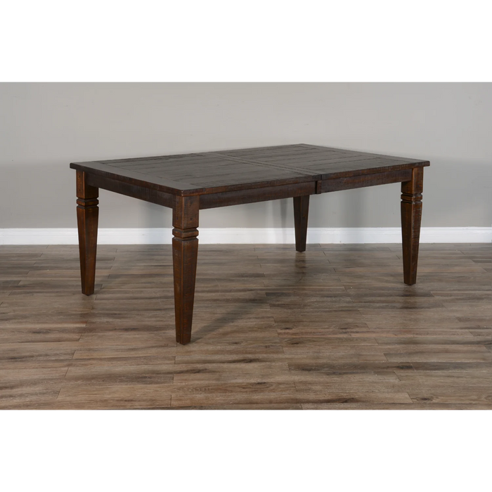 Purity Craft Extension Dining Table with Butterfly Leaf Tobacco Leaf