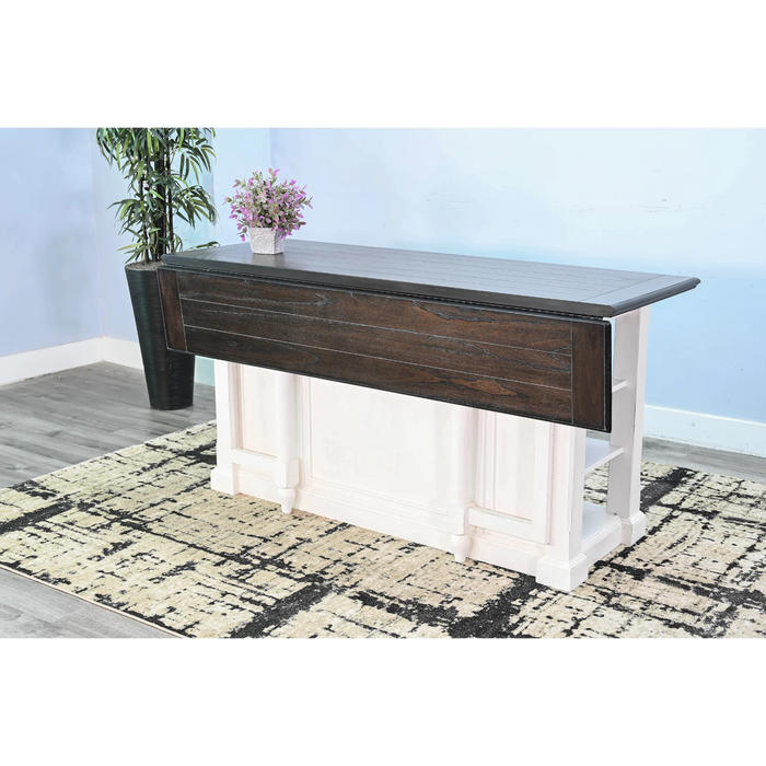 Purity Craft Carriage House Kitchen Island, 13' Drop Leaf European Cottage