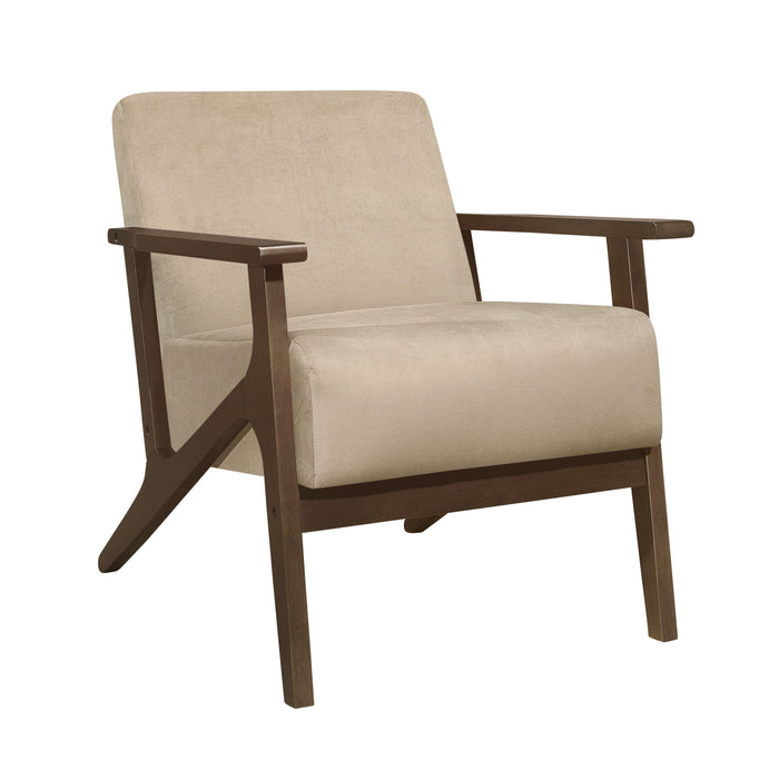 August Brown Accent Chair