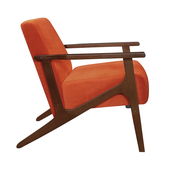 August Orange Accent Chair