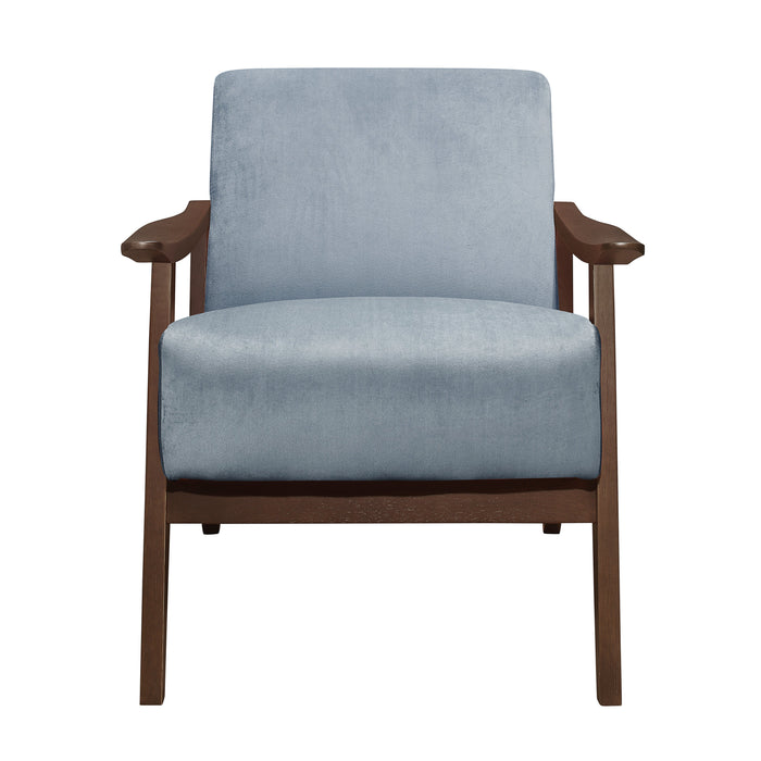 Carlson Blue Gray Accent Chair