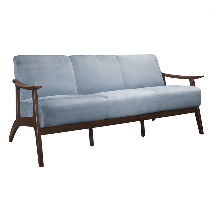 Carlson Blue Gray Sofa