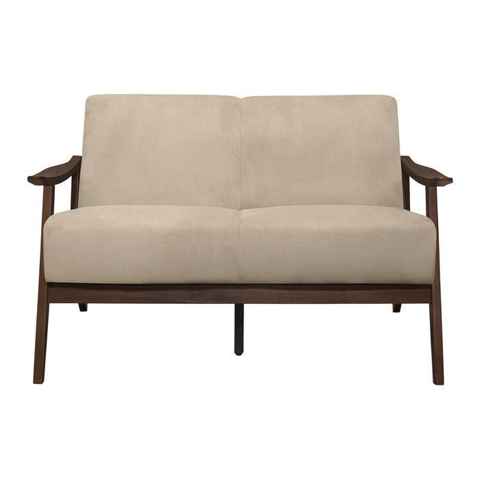 Carlson Brown Loveseat