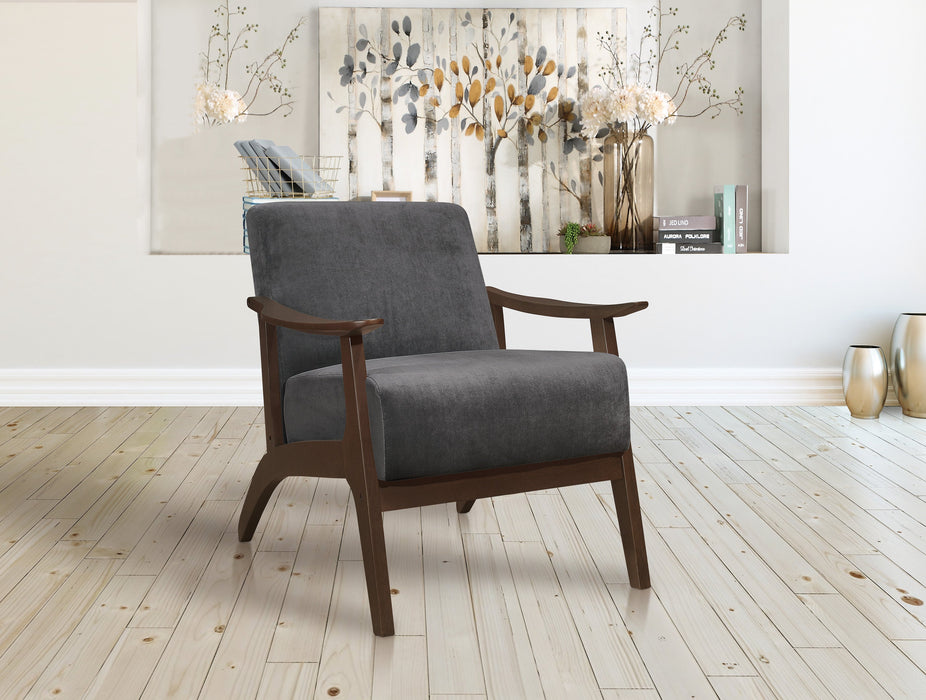 Carlson Dark Gray Accent Chair