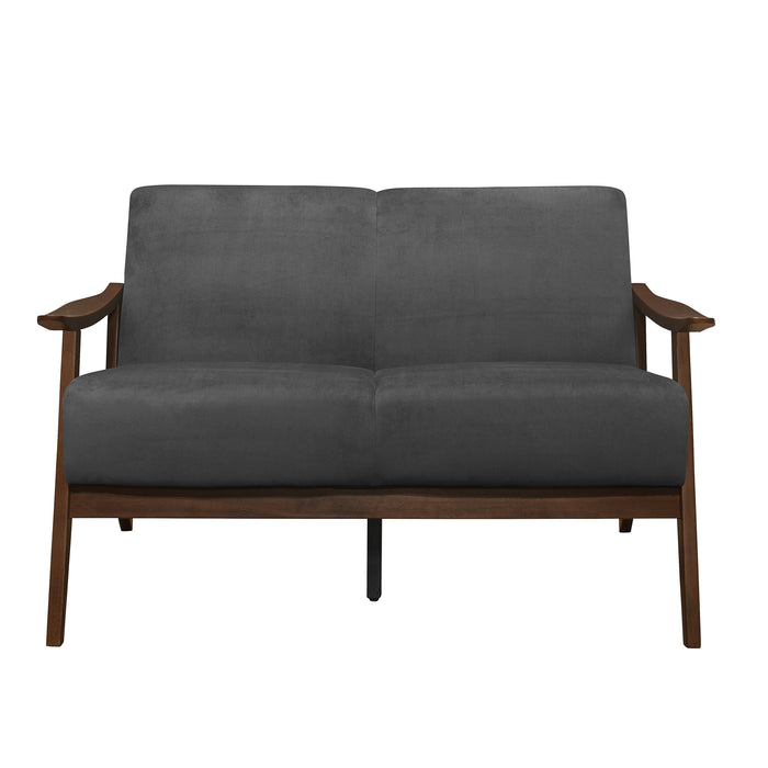 Carlson Dark Gray Loveseat