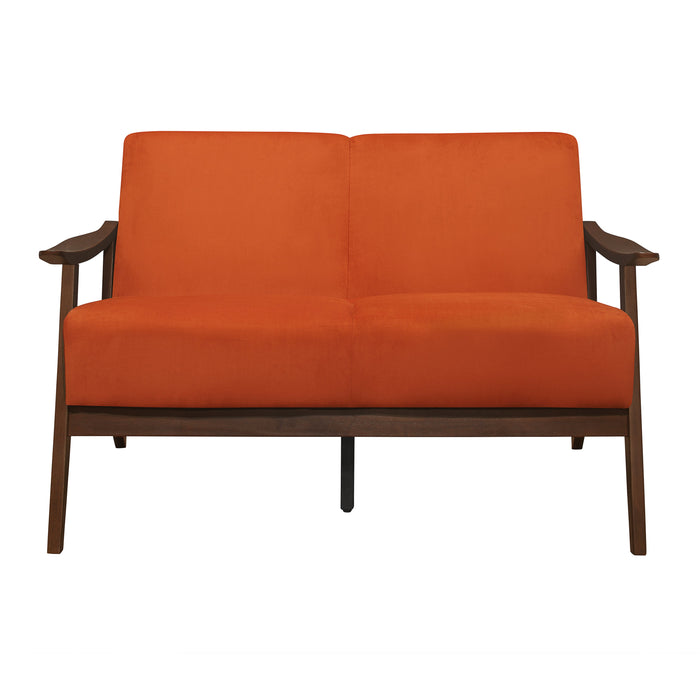 Carlson Orange Loveseat