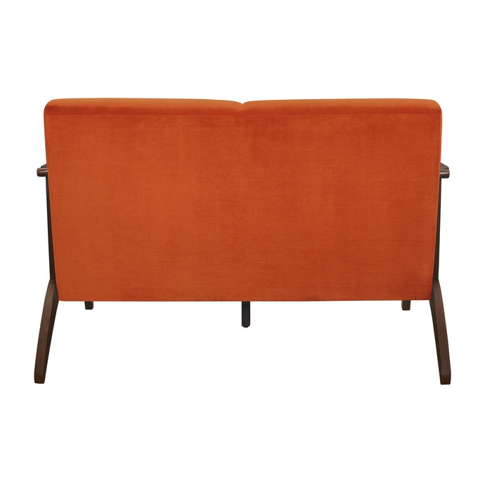 Carlson Orange Loveseat