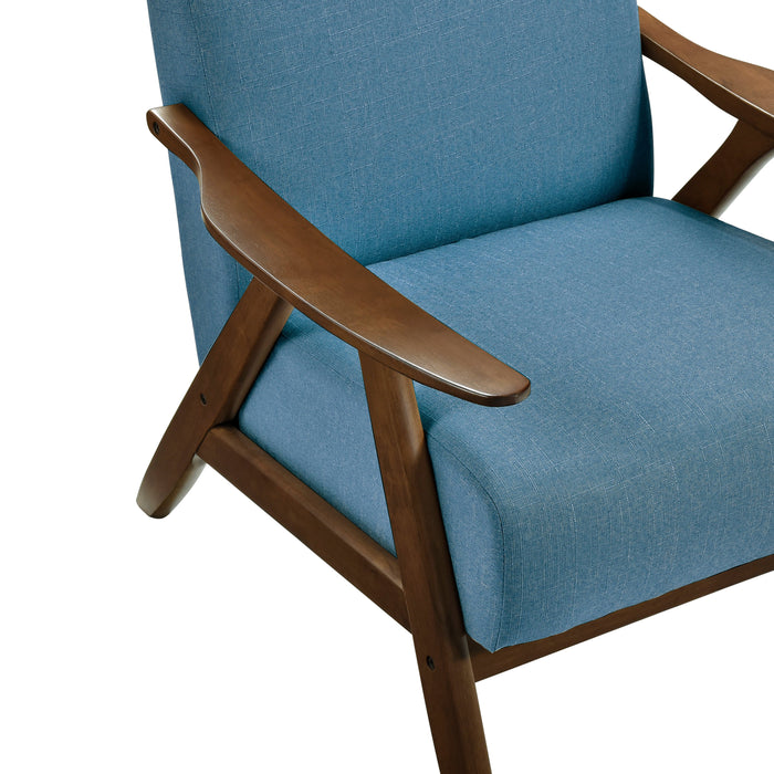 Kalmar Blue Accent Chair