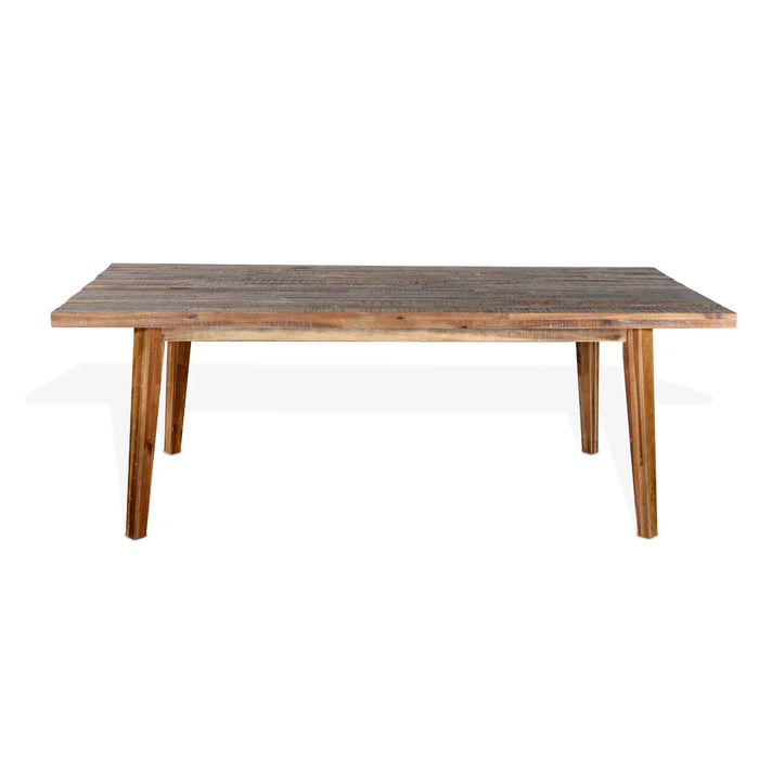 Purity Craft Havana Rectangular Wood Dining Table Rustic Acacia