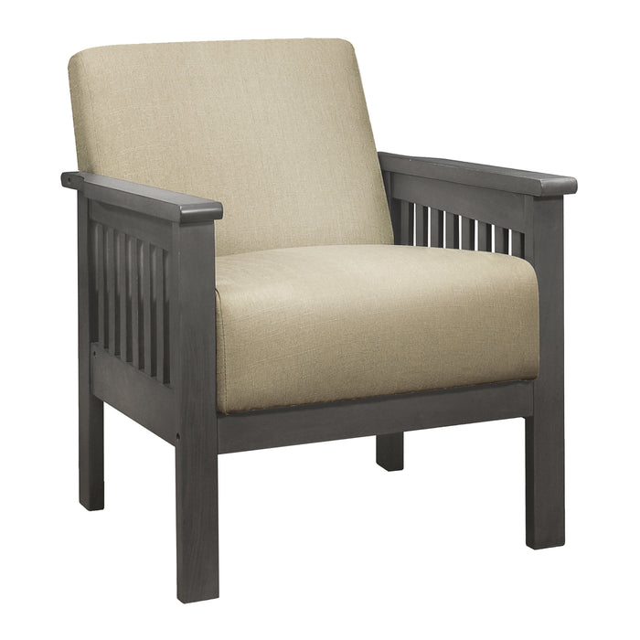 Lewiston Brown Accent Chair