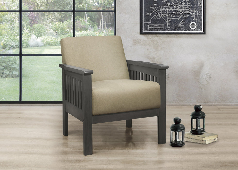 Lewiston Brown Accent Chair