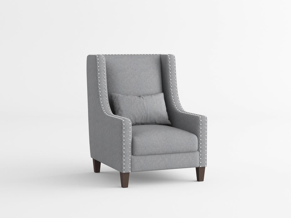 Keller Dark Gray Accent Chair