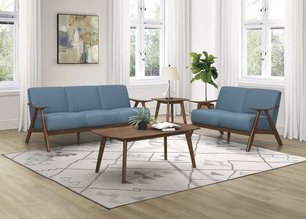 Damala Blue Loveseat