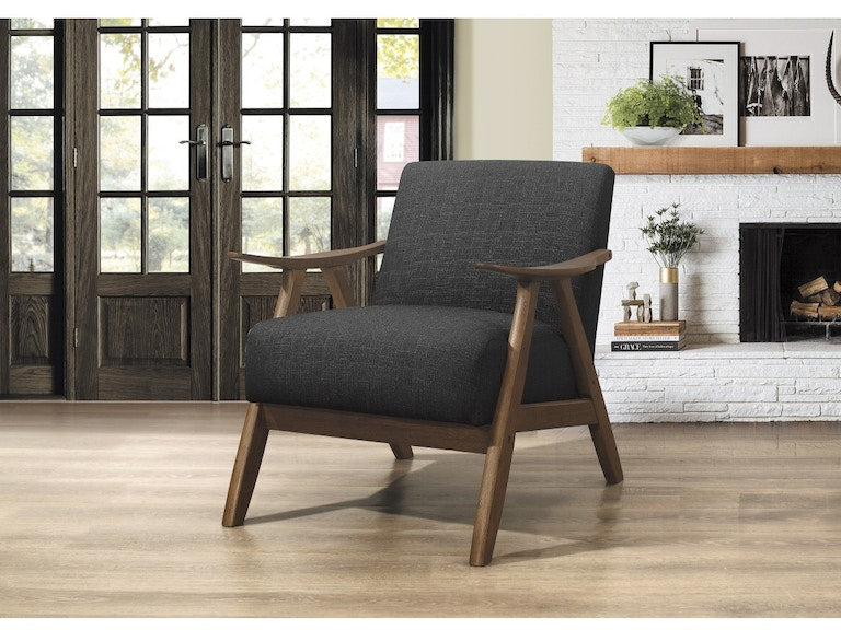 Damala Dark Gray Accent Chair