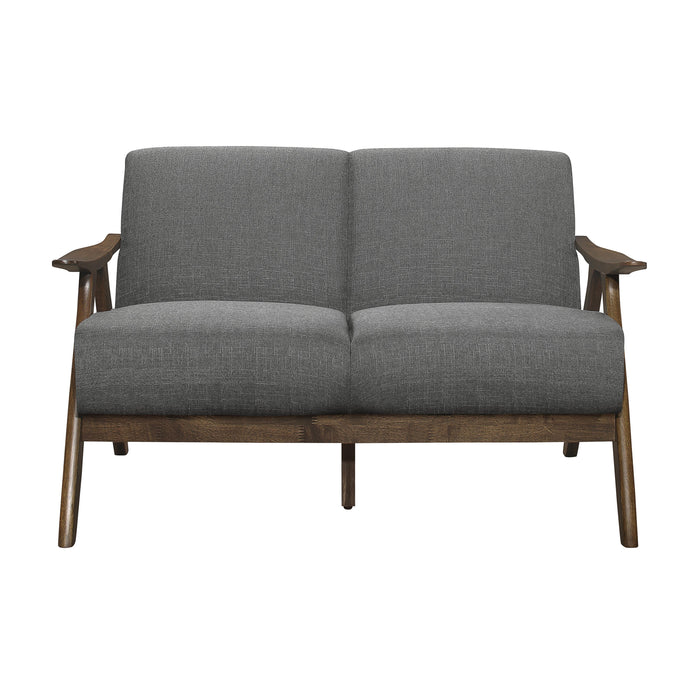 Damala Gray Sofa and Loveseat