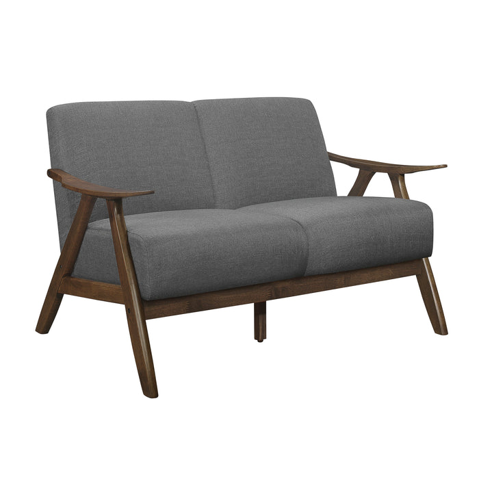 Damala Gray Loveseat