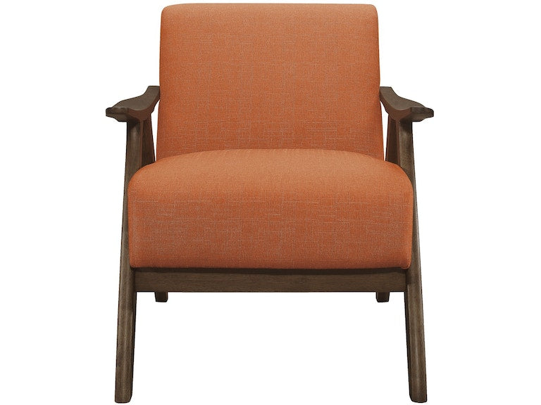 Damala Orange Sofa, Loveseat and Chair