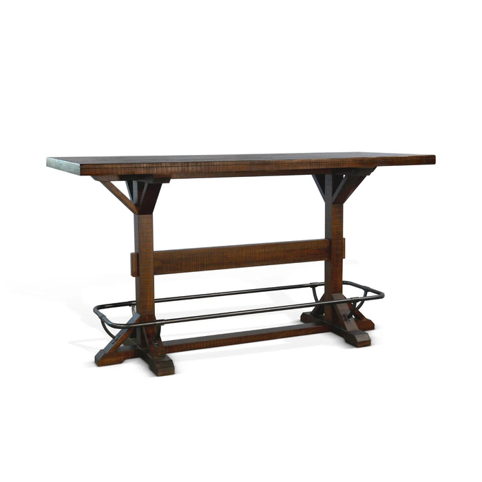 Purity Craft Homestead Rectangular Pub Table Tobacco Leaf