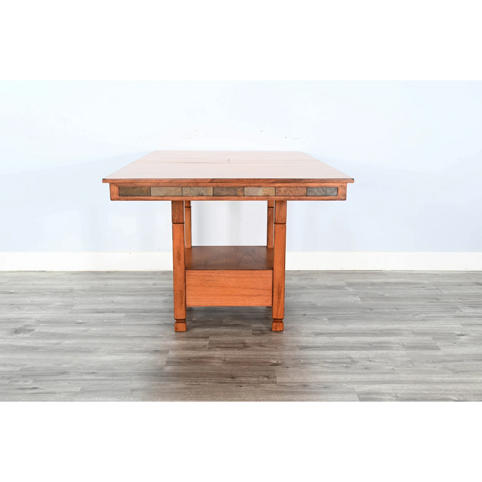 Purity Craft Sedona 42' Traditional Wood Dining Table Rustic Oak