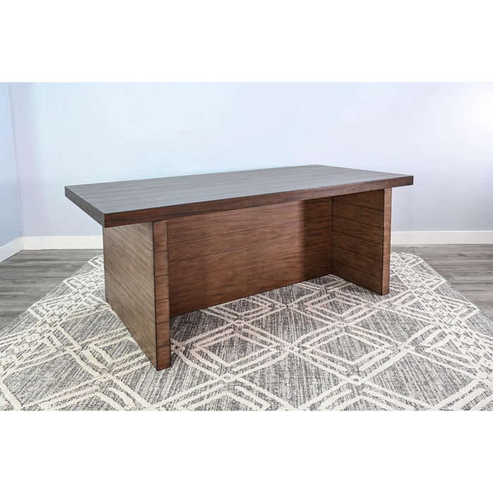 Purity Craft Boise Counter Wood Dining Table Tobacco Leaf/Buckskin