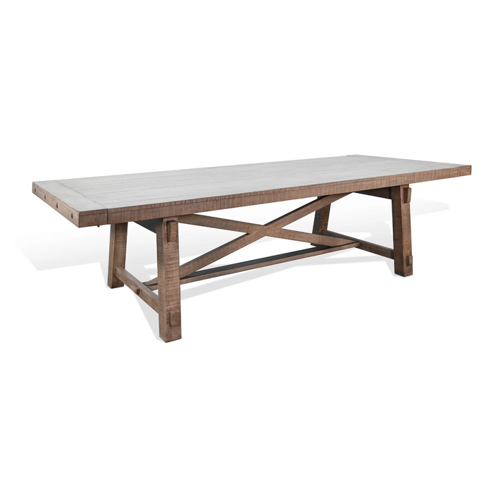 Purity Craft Extension Dining Table with Leaves Desert Rock