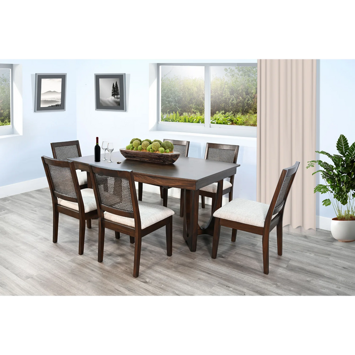 Purity Craft Noah Extension Dining Table Coffee Bean