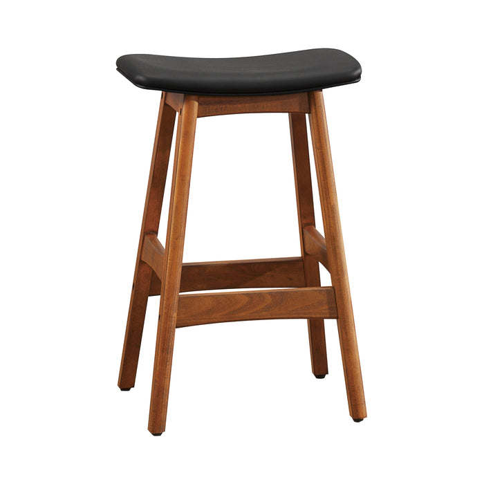 Ride Matt Black Counter Height Stool, Set of 2