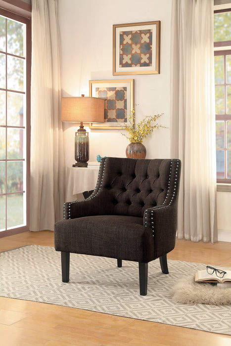 Charisma Chocolate Accent Chair