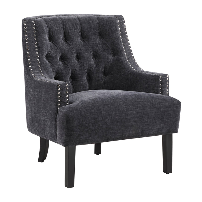 Charisma Black Accent Chair