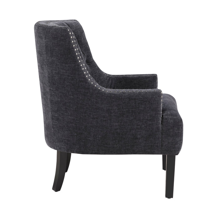 Charisma Black Accent Chair