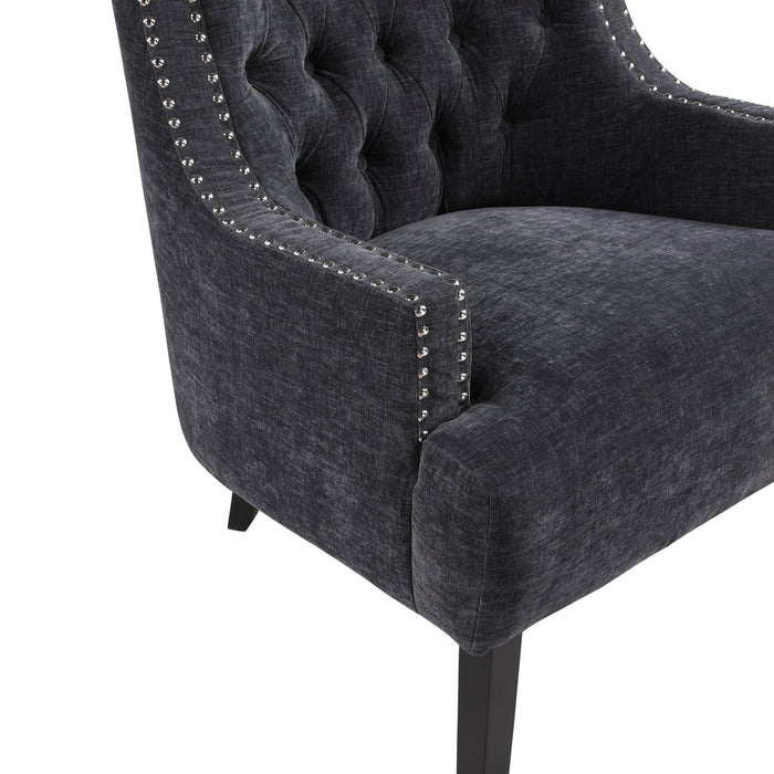 Charisma Black Accent Chair