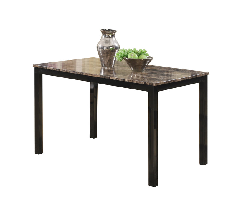 Aiden Brown/Black 5-Piece Dining Set