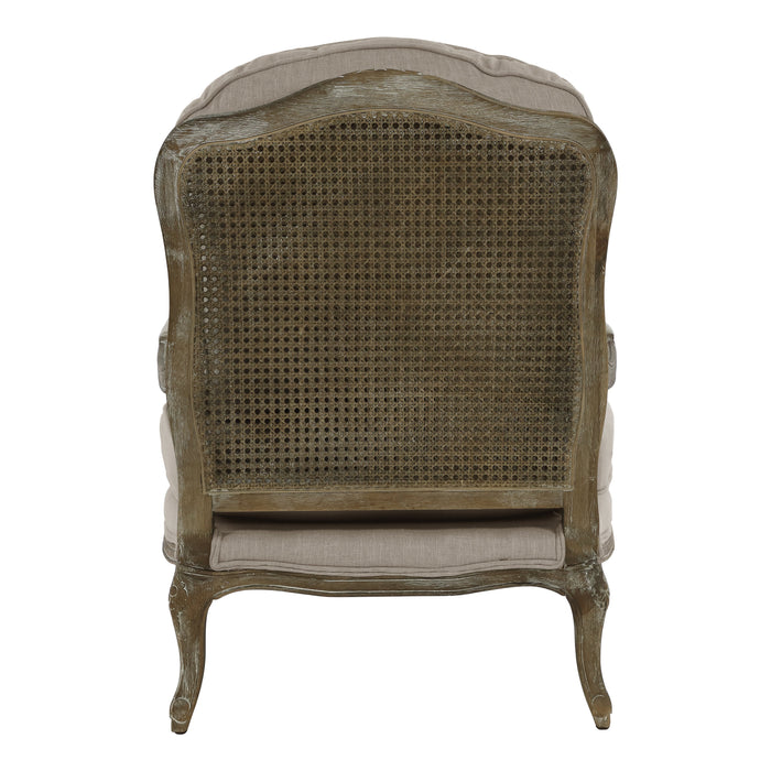 Parlier Gray Weathered Accent Chair