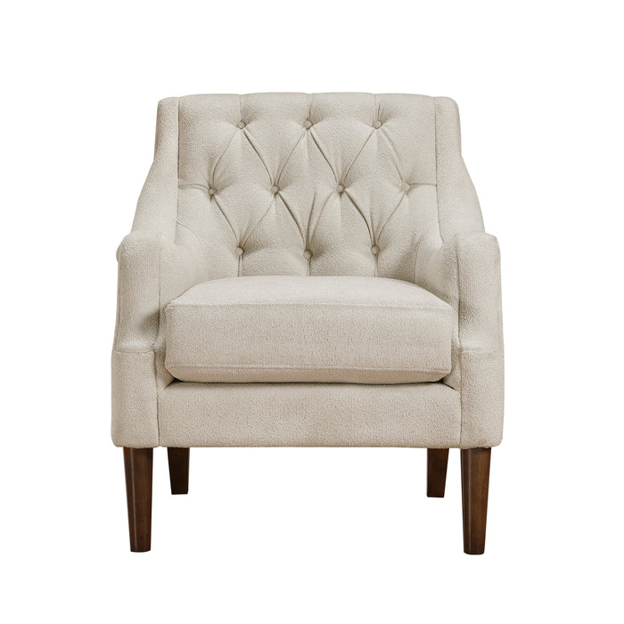 Stella Beige Boucle Accent Chair