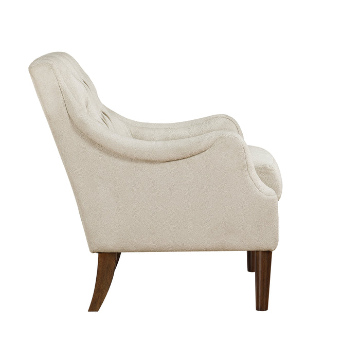 Stella Beige Boucle Accent Chair