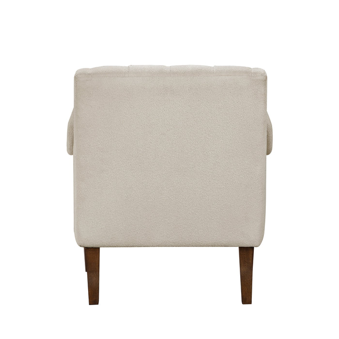 Stella Beige Boucle Accent Chair