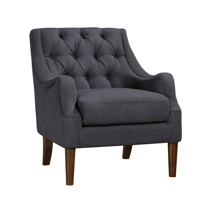 Stella Dark Gray Boucle Accent Chair