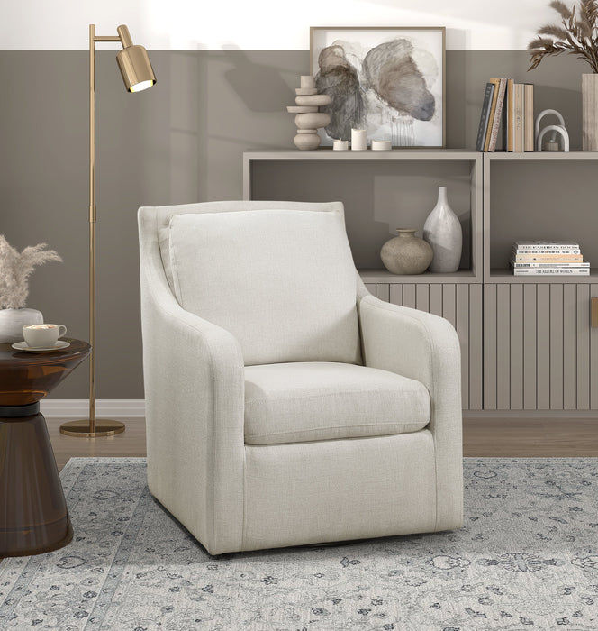 Claymont Beige Swivel Chair