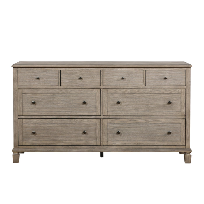 Marceline Gray Oak Dresser