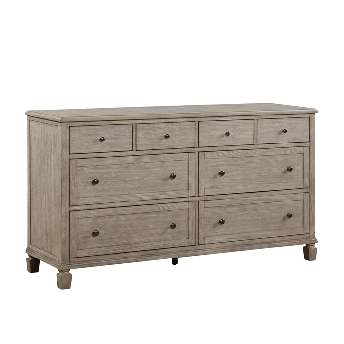 Marceline Gray Oak Dresser